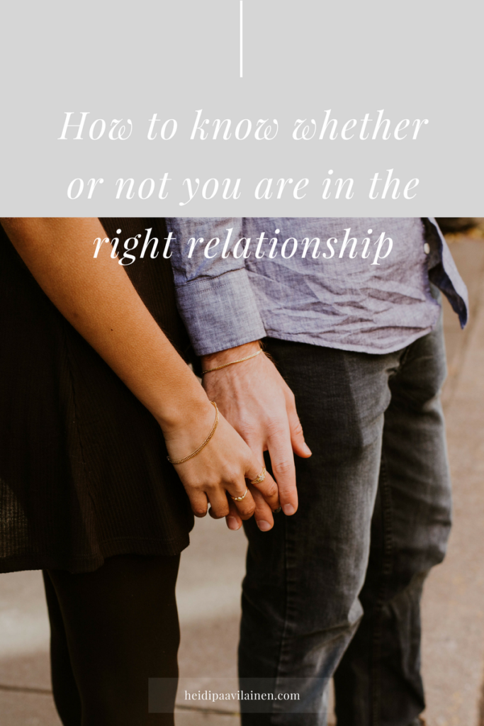 How to know whether or not you are in the right relationship, and be more guided by the wisdom inside. Sometimes in life we find ourselves at a crossroads. We don't know if we should stay with this person or move on. In this post I'll share with you how can we be more guided by the wisdom inside, so that it becomes easier for us to make right decisions and have good relationships more effortlessly — Click through to read the post.