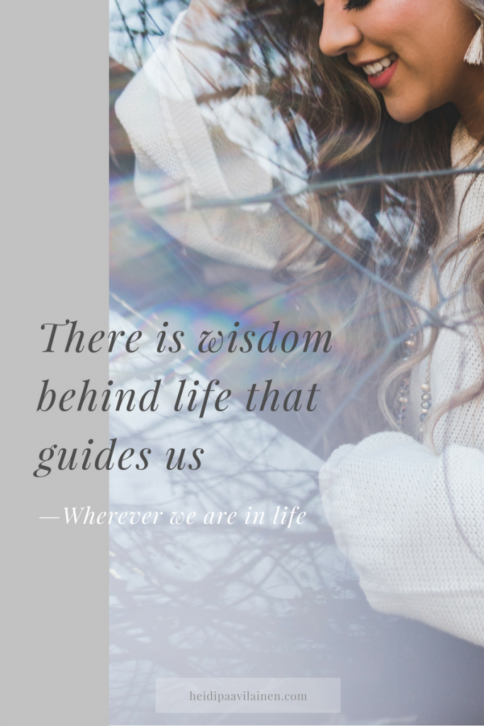 There is wisdom behind life that guides us. | Spiritual guidance | Three Principles | Relationship advice | Self-help for women |