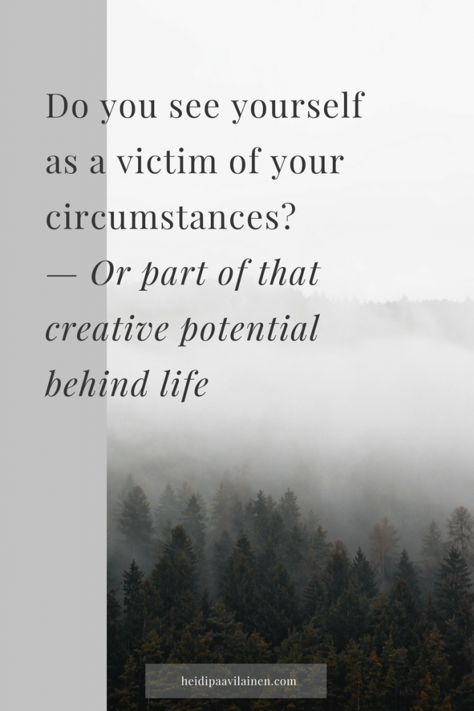 Do you see yourself as a victim of your circumstances or part of that creative potential behind life | Spiritual guidance | 3 Principles | Unconditionallove | Spiritual healing |