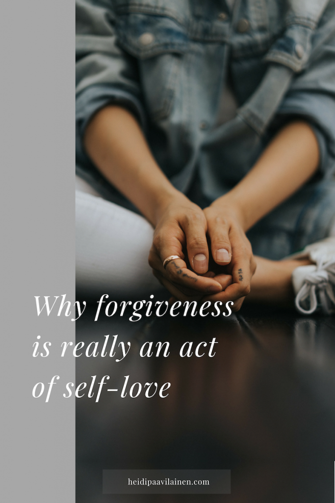 Why forgiveness is really an act of self love